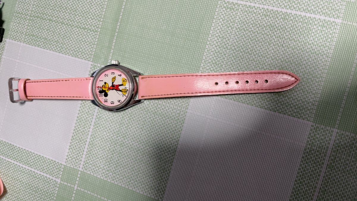 手巻き ミッキーマウス 腕時計 昭和レトロ 手巻き腕時計 | noonanwaste.com