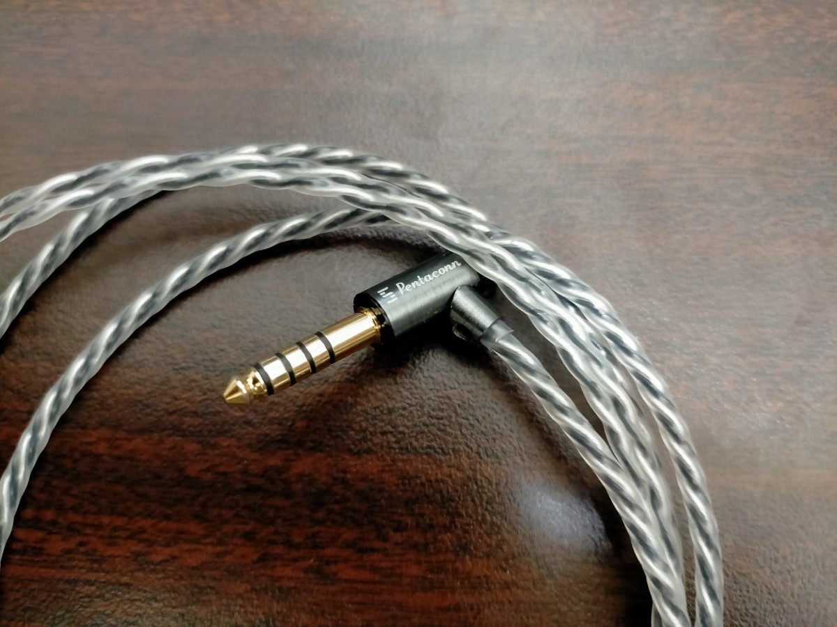 WAGNUS. NEUTRON CIEM2pin 4.4mm PENTACONN OFC L字プラグ 中古美品