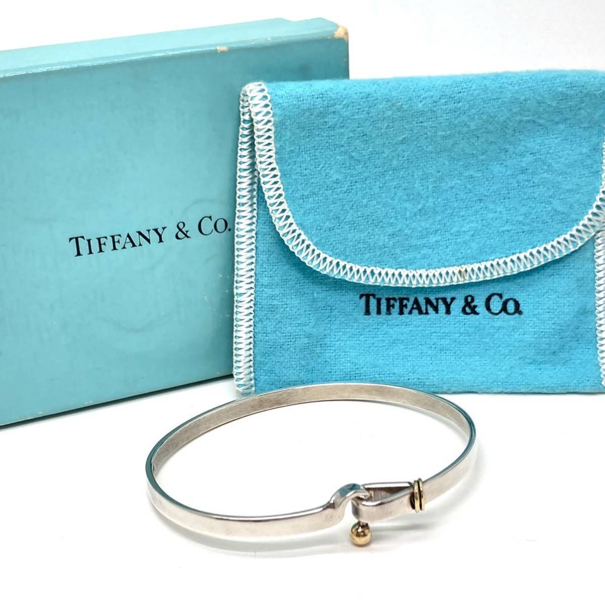 42％割引ホワイト系大人気の Tiffany&Co. ティファニー バングル 