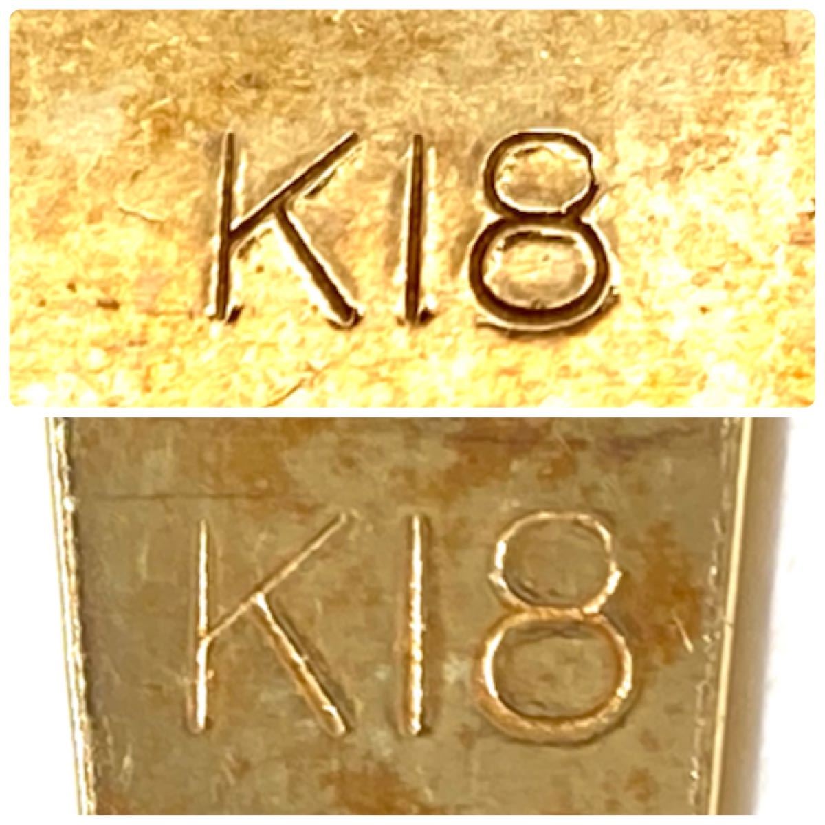 《K18YG 天然ダイヤモンド付き ブラックオパールペンダント》0.04ct 3.00ct 2.9g 46.0cm diamond ペンダント opal pendant jewelry EA0_画像7