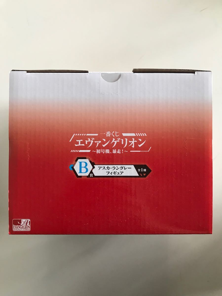 一番くじ　エヴァンゲリオン　初号機、暴走！　B賞　アスカ・ラングレーフィギュア　2号機ラバートレイセット