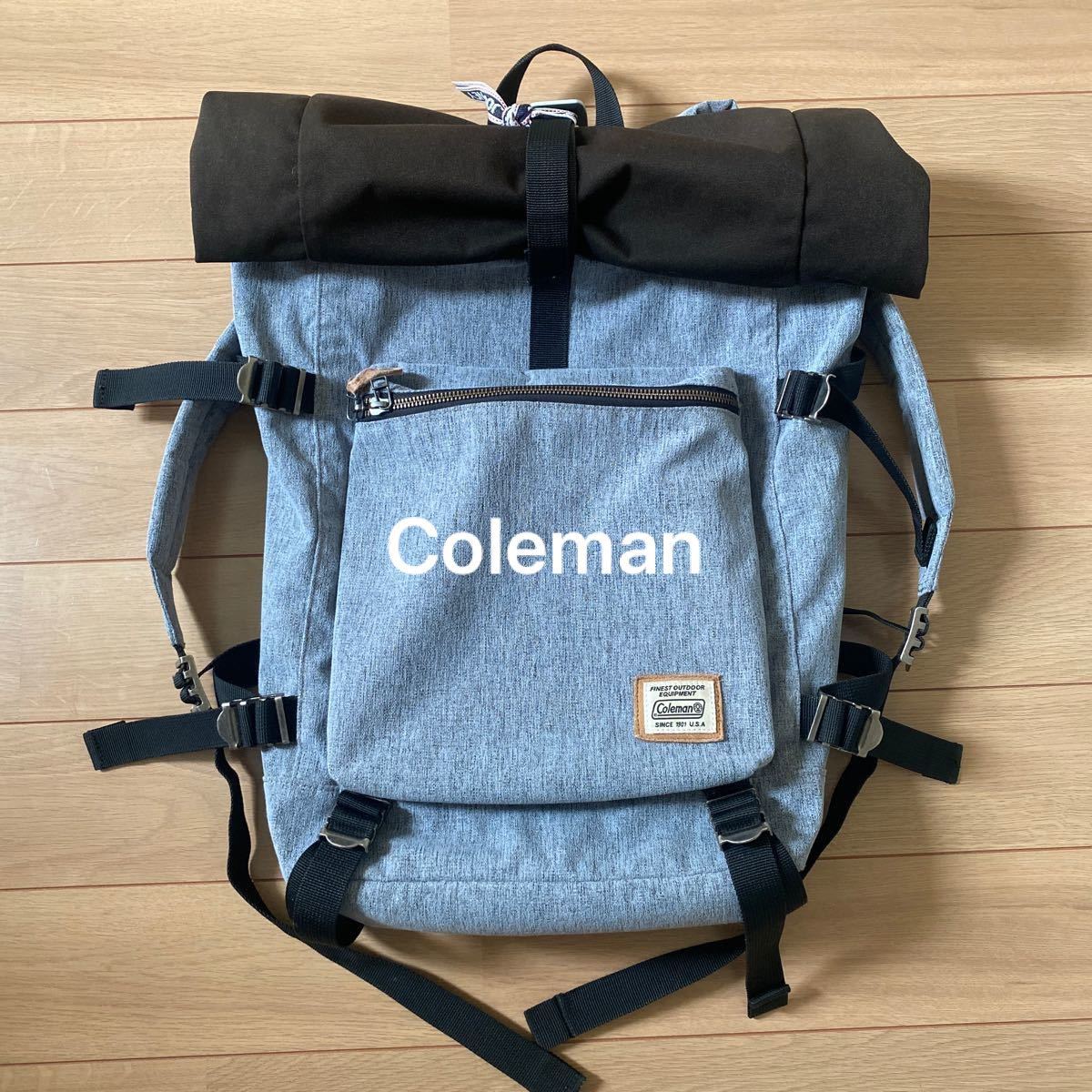 Coleman リュックサック バックパック ロールバック グレー デニム生地 - organicfarmermag.com Coleman リュックサック バックパック ロールバック グレー デニム生地 - organicfarmermag.com