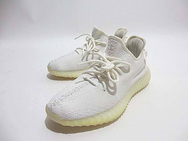 ★1円～ 未使用 adidas アディダス YEEZY BOOST 350 V2 CP9366 CREAM イージーブースト350V2 CWHITE 27cm スニーカー_画像2