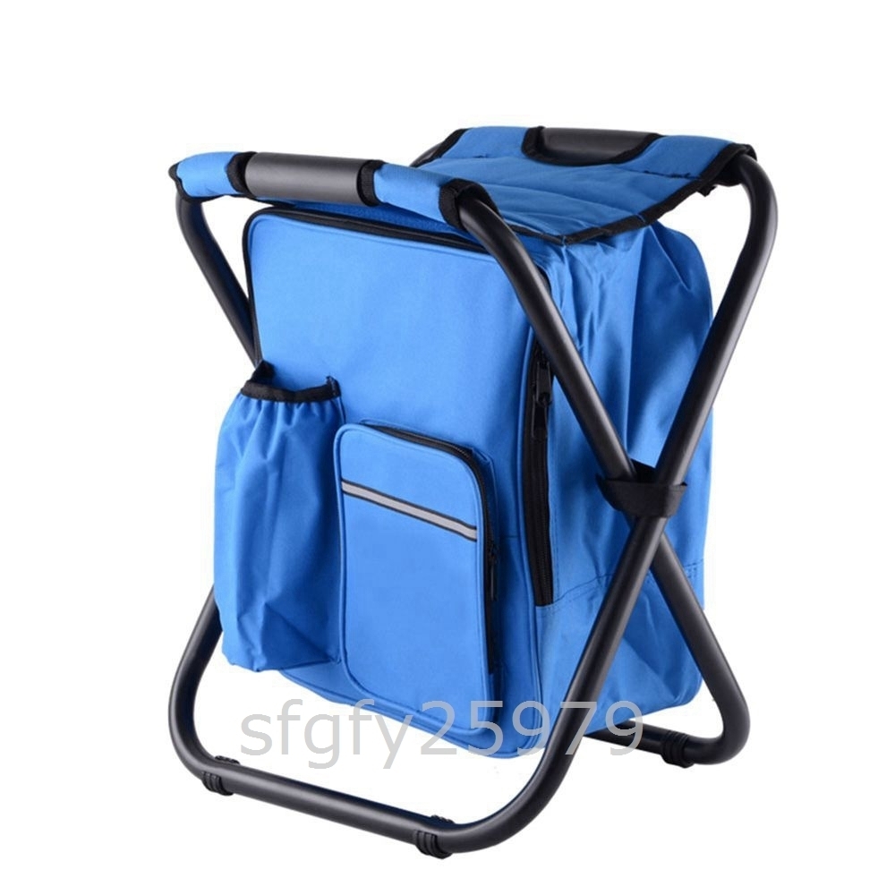 569* new goods rucksack chair rucksack folding chair keep cool bag heat insulation outdoor line row motion . camp barbecue camouflage 