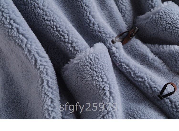 D117☆冬物 羊毛 本毛皮 フロック 毛皮コート ファーコート おしゃれ 暖かい アウター サイズ/色選択可_画像2