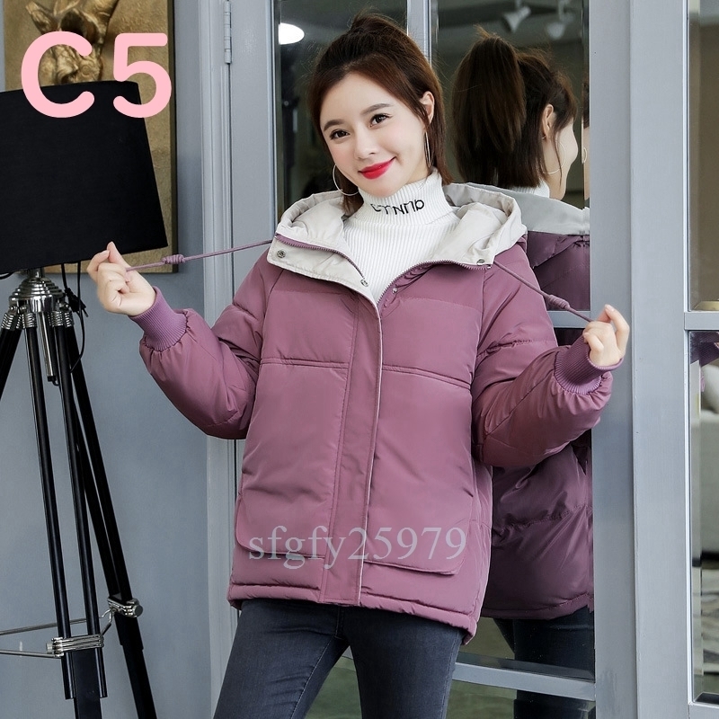 G484☆ новый товар C4 женский   наполнитель   пиджак   наполнитель   пальто  ... пиджак  ... пальто  ... пальто   Зима ... ... ветер   защита от холода   S~3XL выбор ...