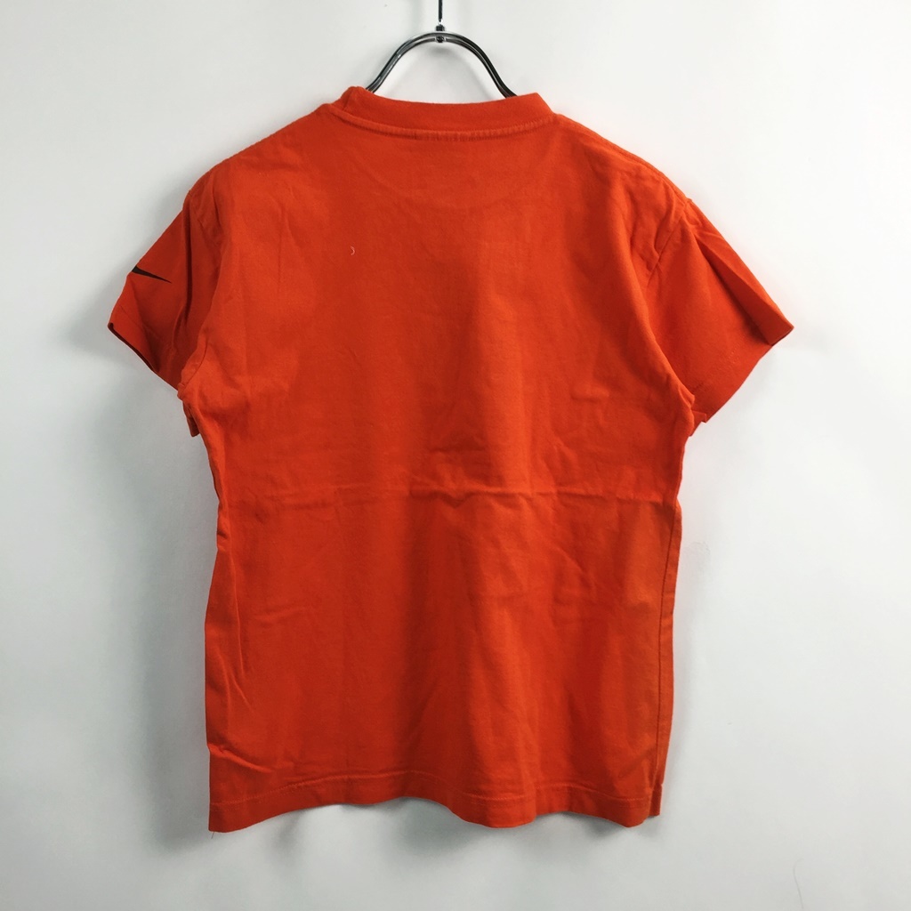 【人気】NIKE/ナイキ 半袖Tシャツ ロゴ クルーネック コットン100％ オレンジ サイズS/S4275_画像3