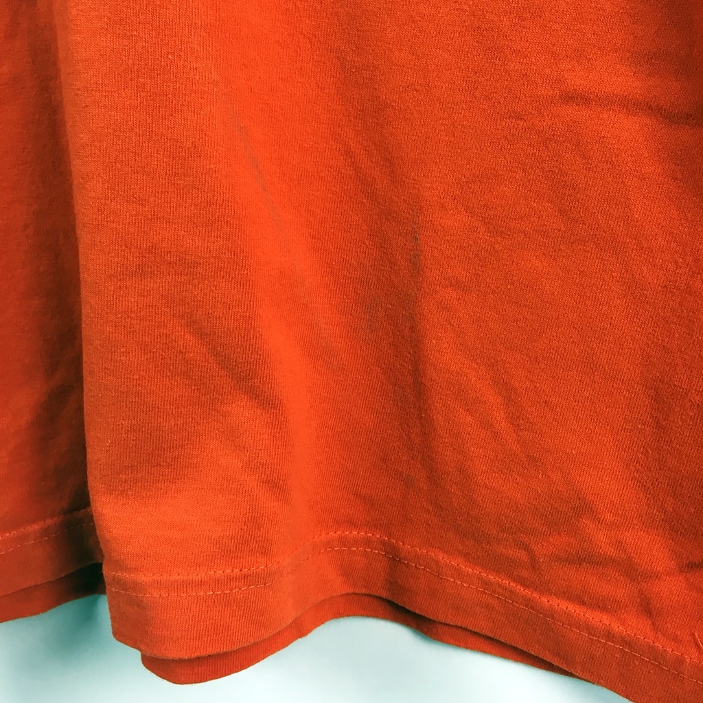 【人気】NIKE/ナイキ 半袖Tシャツ ロゴ クルーネック コットン100％ オレンジ サイズS/S4275_画像7