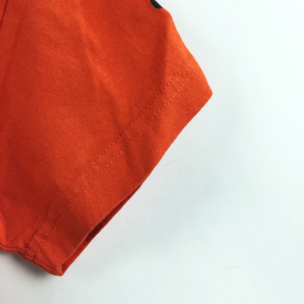 【人気】NIKE/ナイキ 半袖Tシャツ ロゴ クルーネック コットン100％ オレンジ サイズS/S4275_画像6