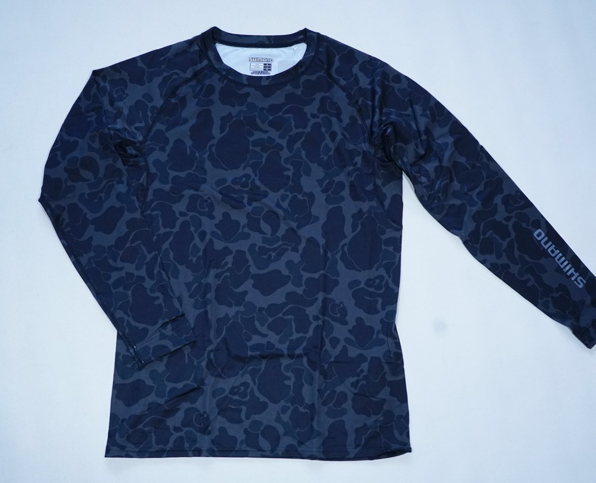 シマノ サンプロテクションロングスリーブシャツ ブラック IN-061Q フィッシングウェア ファッション通販