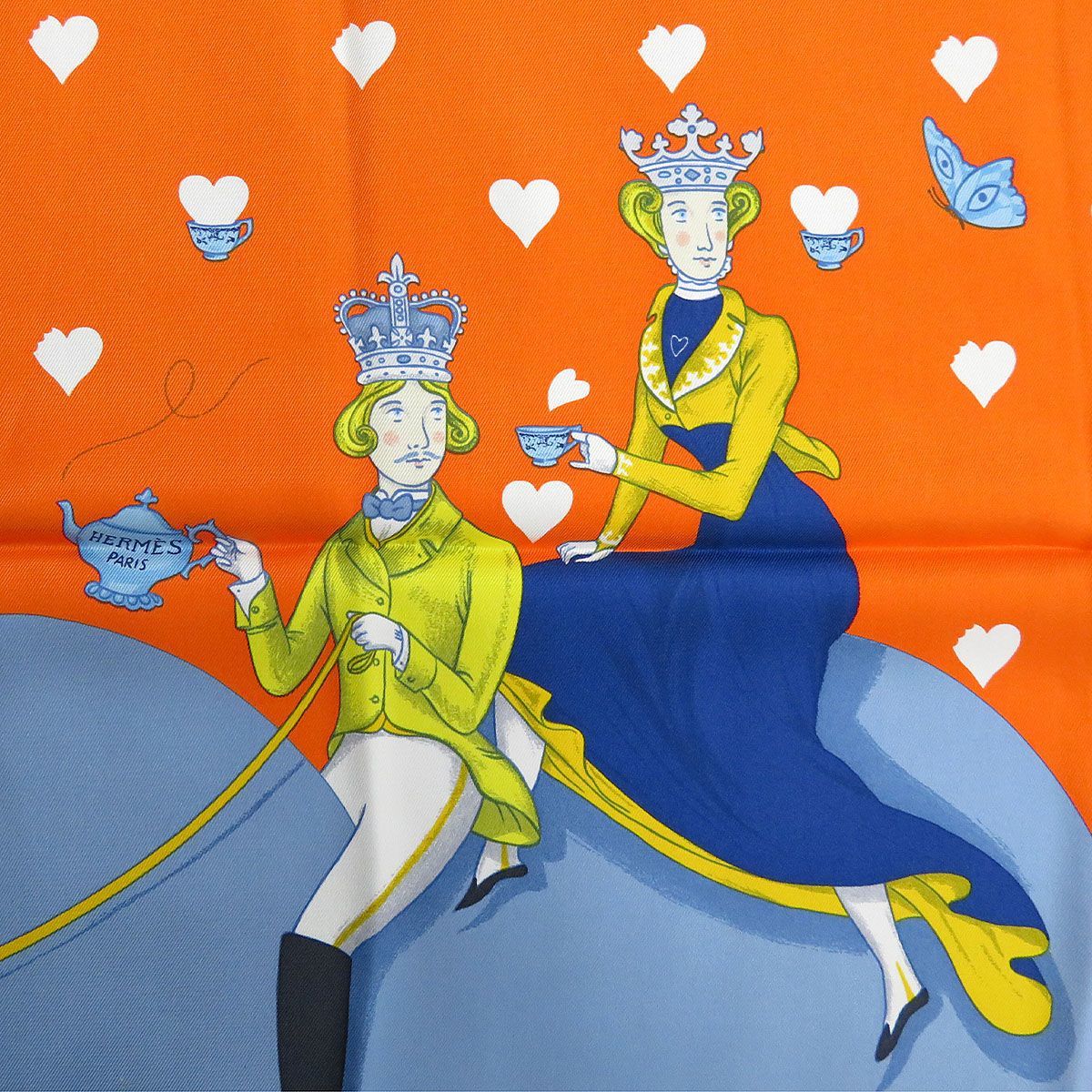 エルメス カレ 70 Hermes Tea Time エルメス ティータイム スカーフ
