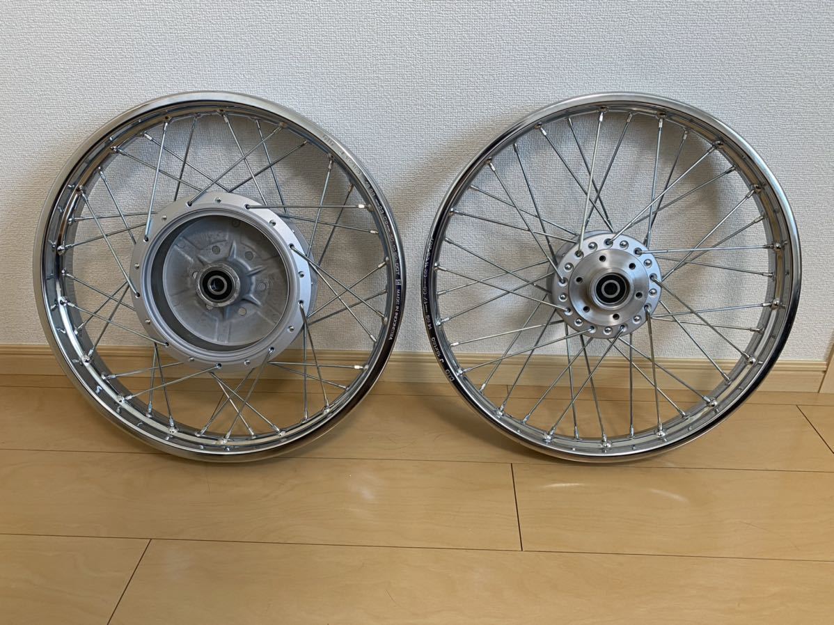 GS400 スポーク ホイール 鉄リム DID 新品未使用 純正サイズ GSX400E