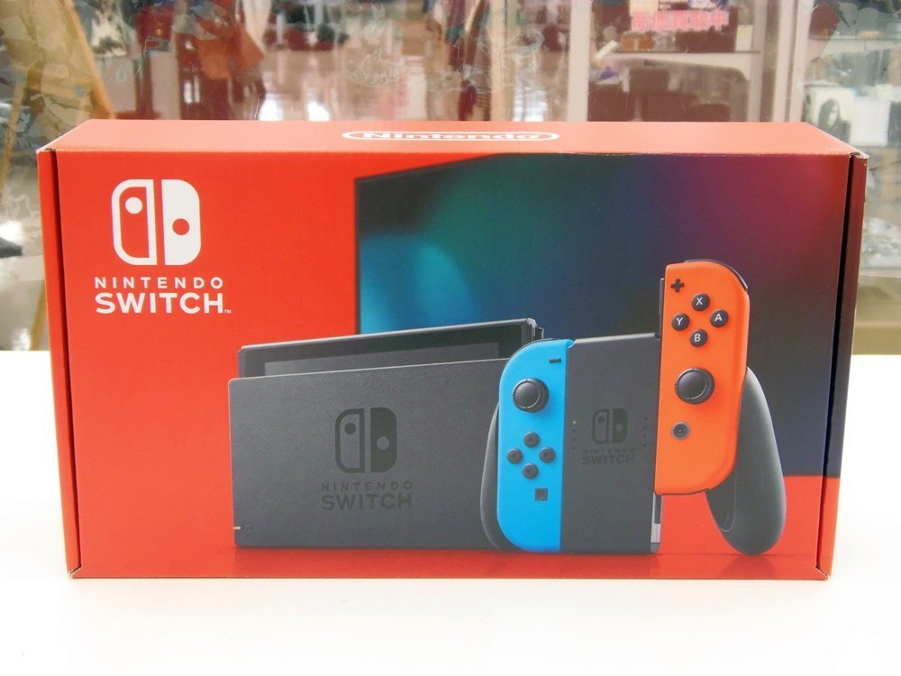 ○ Nintendo Switch ニンテンドースイッチ 本体 ネオンブルー ネオン