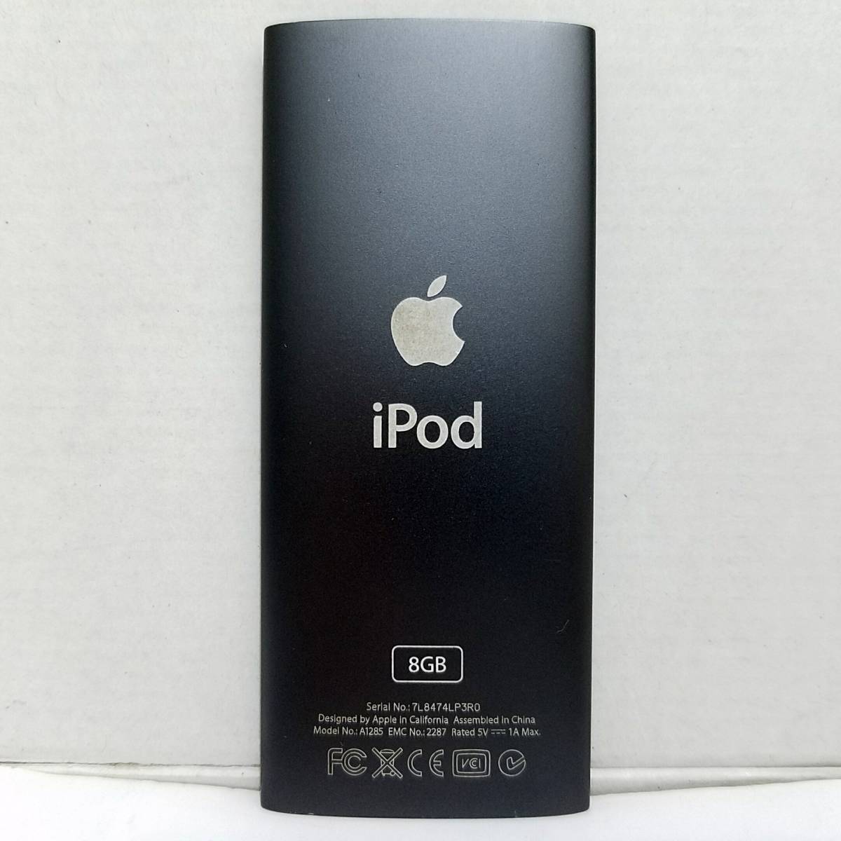 送料140円～Apple iPod nano 8GB第4世代MB754J/Aブラック音楽 動画シリコンケースカバー付きポータブルプレーヤー黒アップルA1285 2287_画像9