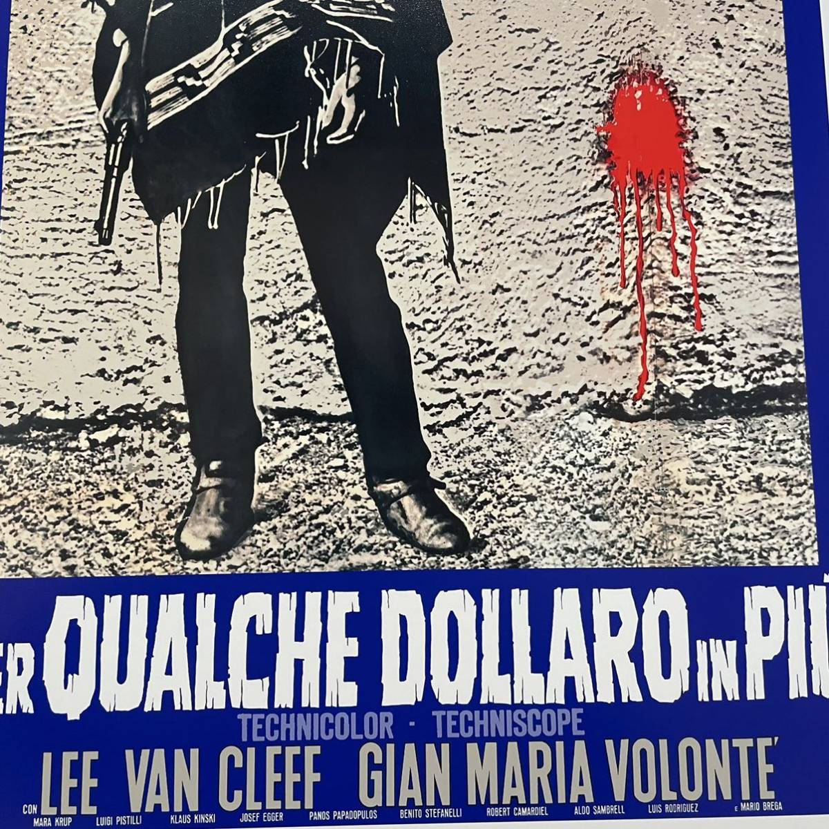  Italy version poster [... Gamma n](For a Few Dollars More)#4*k Lynn to* East wood /ma Caro ni* Western / Sergio * Leone 