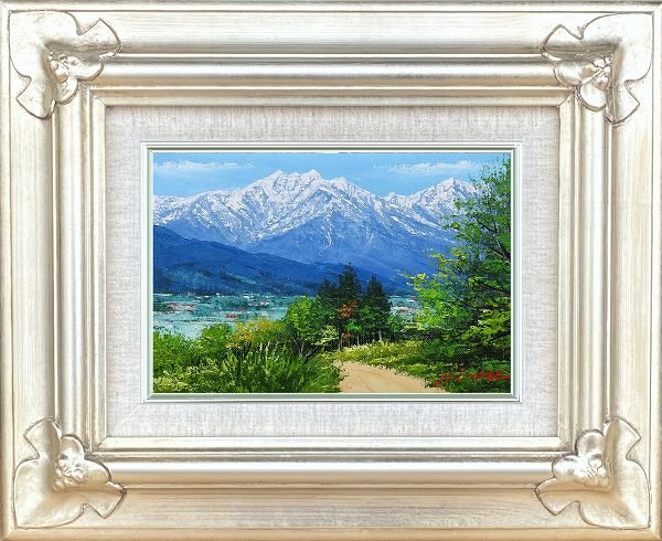 お得な情報満載 油彩画 洋画 油絵額縁付きで納品対応可 F15号 富士山