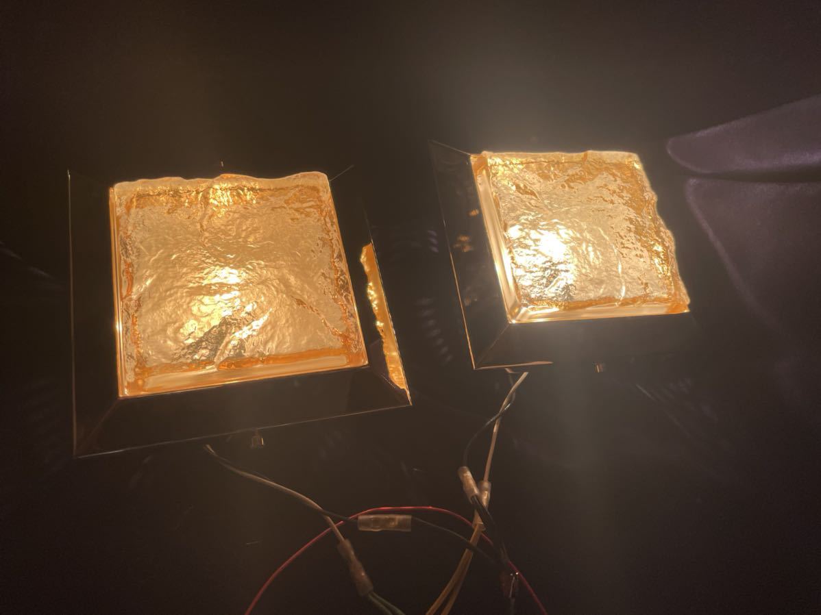 人気!ゴールドキング ダウンライト 再メッキ 金メッキ アンバー 石目