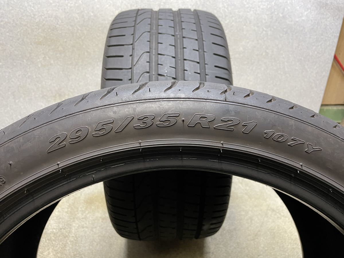 295/35R21 (107Y) ピレリ P ZERO TM N1 2本 2019年製 バリ山 | www