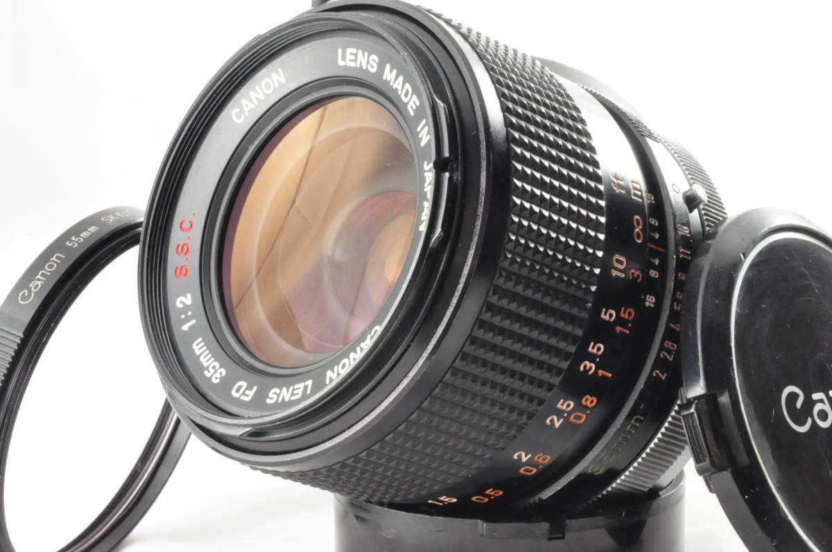 2022年激安 希少　Canon FD レンズ SSC F2 35mm レンズ(単焦点)