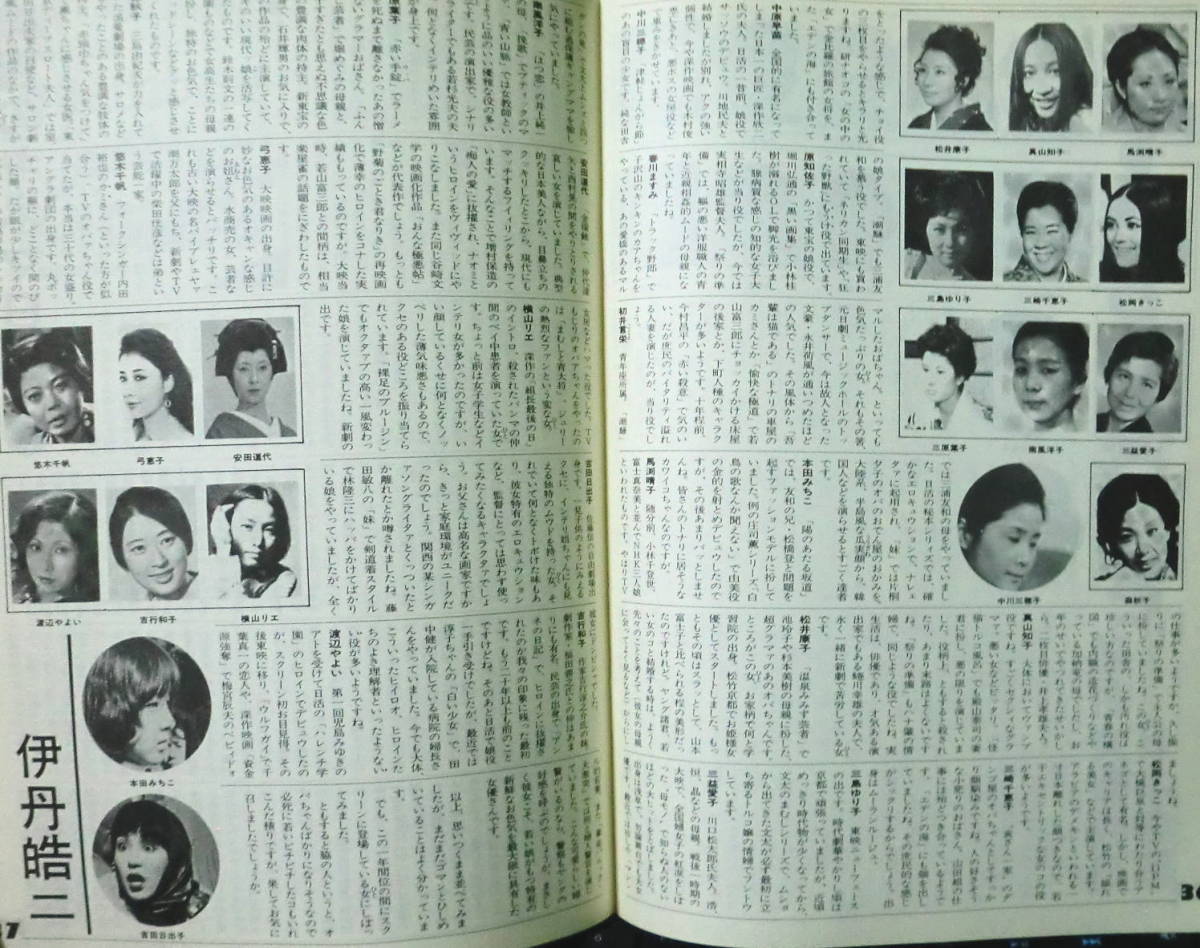 即決！送料230円●伝説的日本映画雑誌 ムービー・マガジン 第7号 1976年 映画秘宝みたい？原田芳雄特集 角川春樹 片岡千恵蔵 桂千穂ほか_画像10