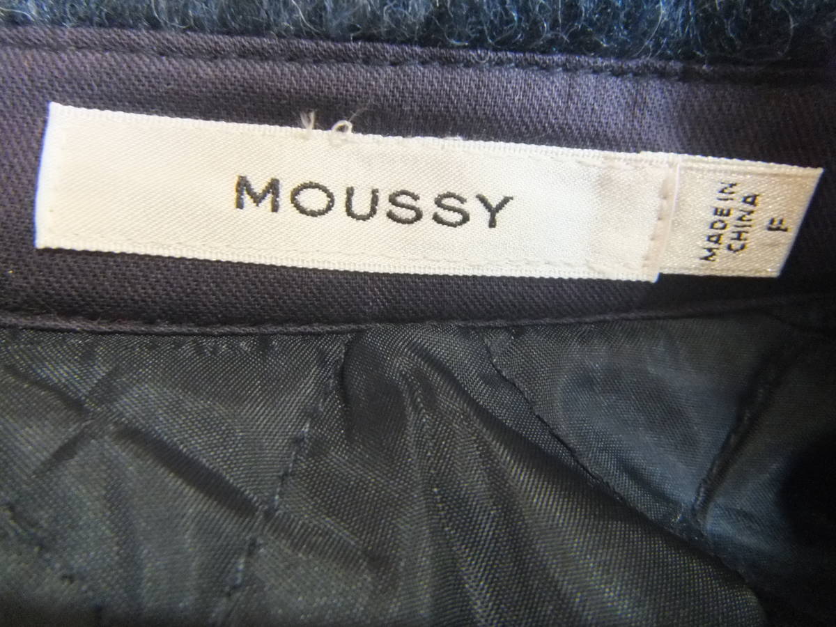 moussy Moussy большой Silhouette большой размер пальто внешний жакет блузон обратная сторона стеганое полотно me13059