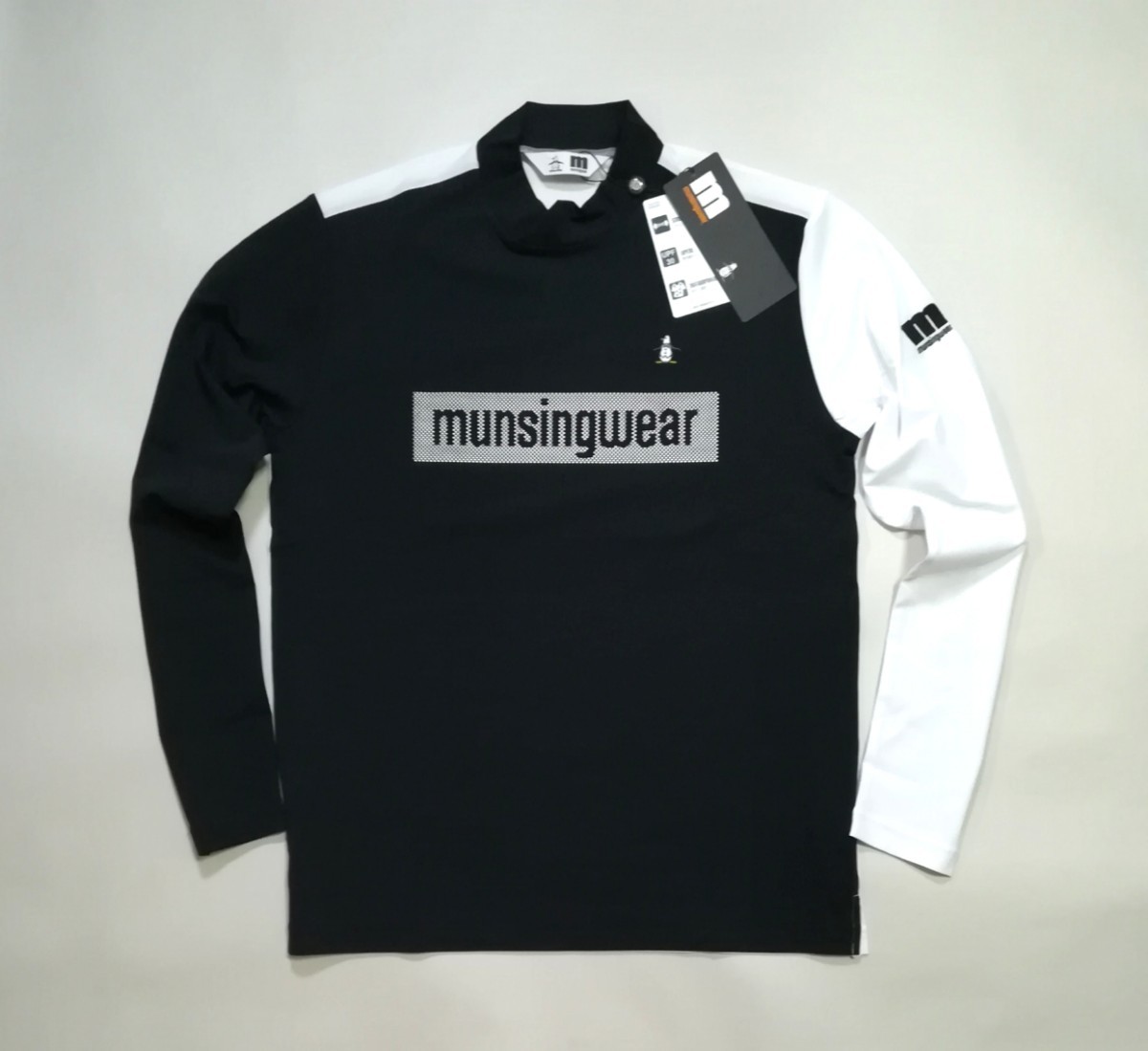 新品 munsingwear マンシングウェア ストレッチ モックシャツ