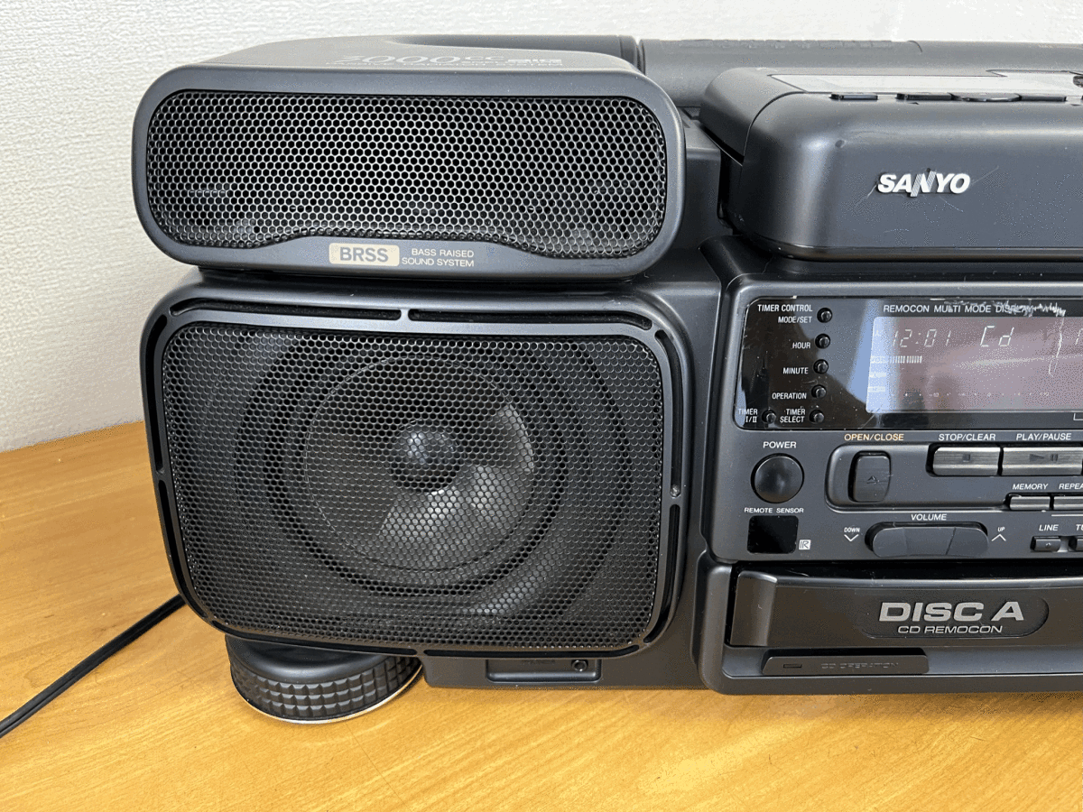 SANYO サンヨー CDラジカセ PH-WCD950 バブカセ ZooSCENE ズシーン