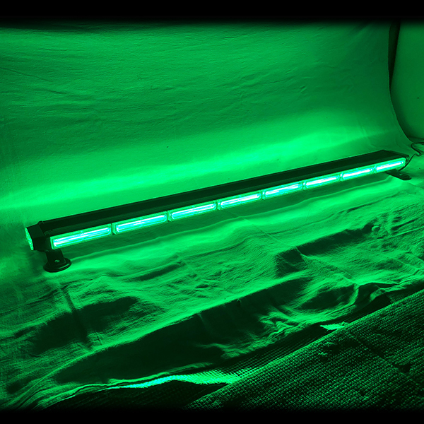 送料込価格【123cm】LED 回転灯 バータイプ【グリーン】 緑色 緑 COB シガーソケット 先導車 大型トレーラー 道路運送誘導車両 WB8236-8S_画像5