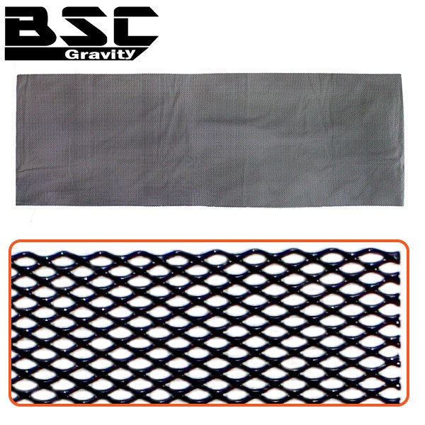 aluminium mesh grille net [ black ]40×120cm* large size [ net eyes size *S]