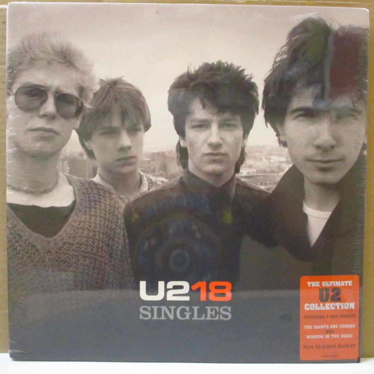 U2-U218 Singles (UK-EU Orig.2xLP+Booklet-/初回白黒写真ジャケ/廃盤