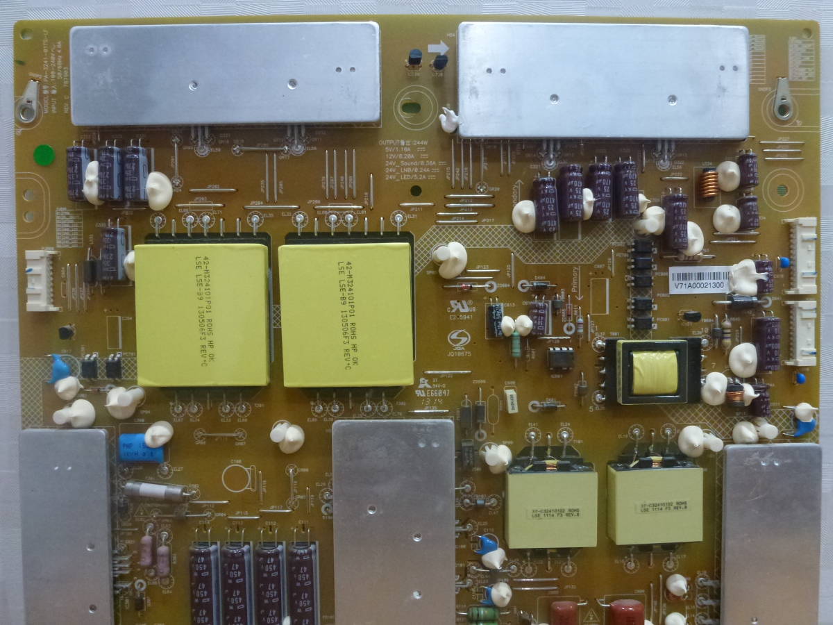 動作確認済】東芝 液晶テレビ 55Z7 47Z7 電源基板 V71A00021300 動作確認済】東芝 液晶テレビ 55Z7 47Z7 電源基板 V71A00021300