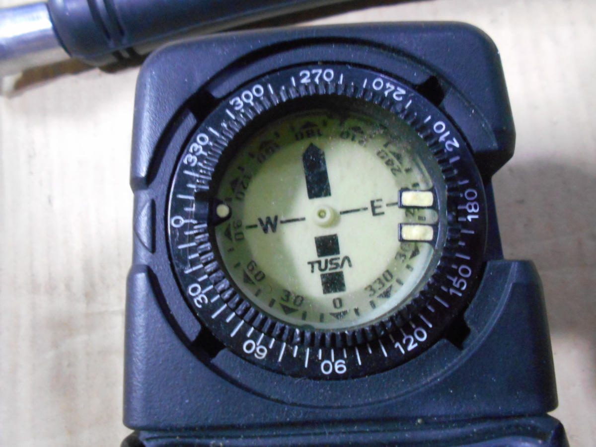 22-213 TABATA-USA TUSA LIBERATORtsusa Livre -ta-3 gauge compass, remainder pressure meter, water deep total secondhand goods 