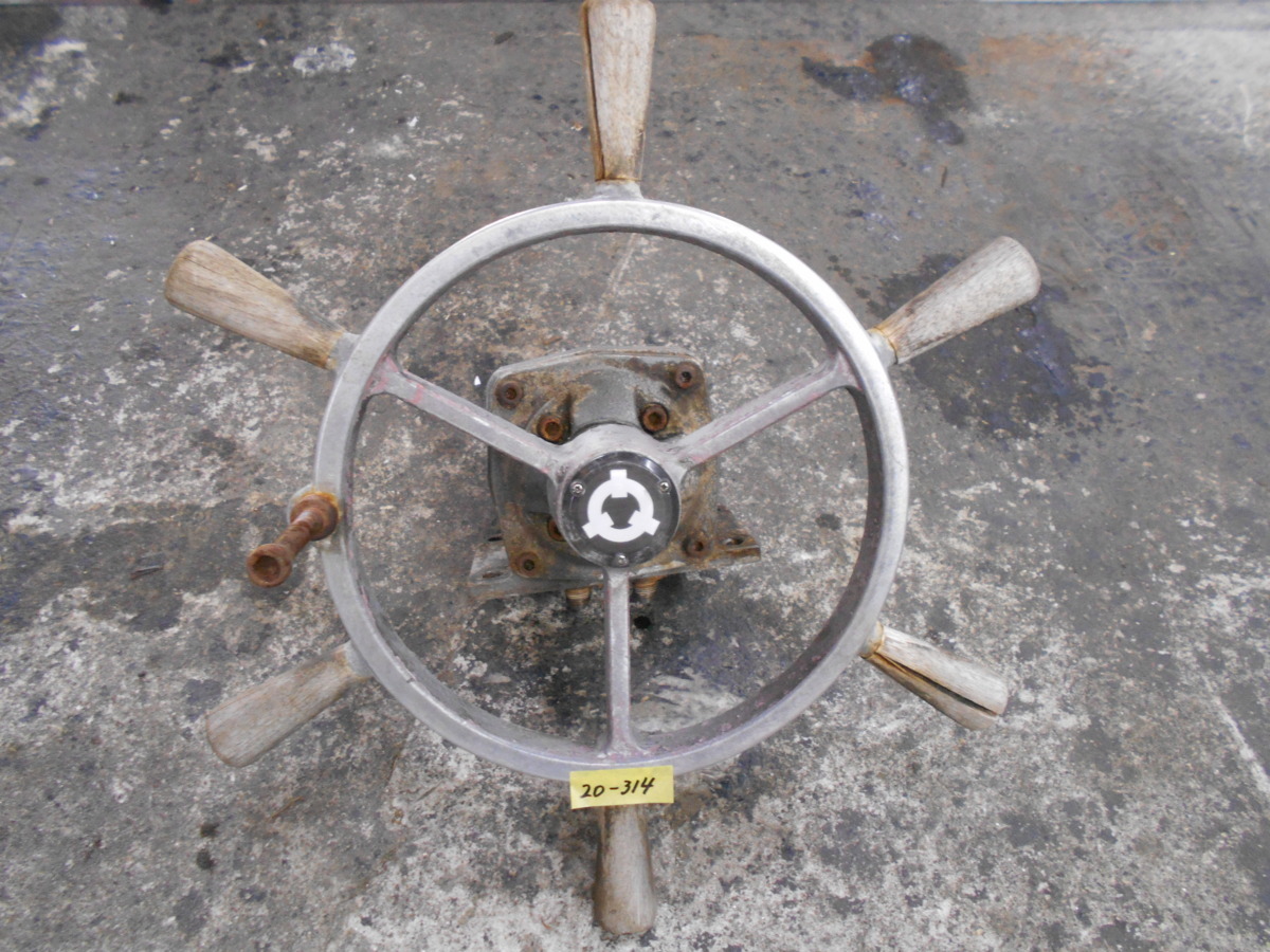 20-314 KITAKO （北川工業㈱） 油圧操舵機 ステアリング付 油圧ハンドル、パワステ 中古品