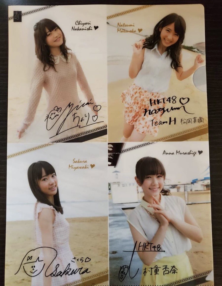 HKT48 クリアファイル エンスカイ オリジナルグッズ レア 超貴重
