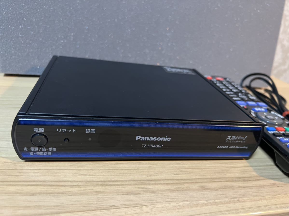 パナソニック　スカパー　プレミアムサービス　CSチューナー　TZ-HR400P / Panasonic リモコン付き_画像2