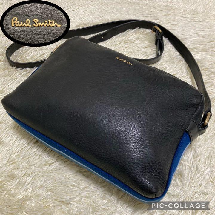 美品】PaulSmith ポールスミス ショルダーバッグ クロスボディ 斜め