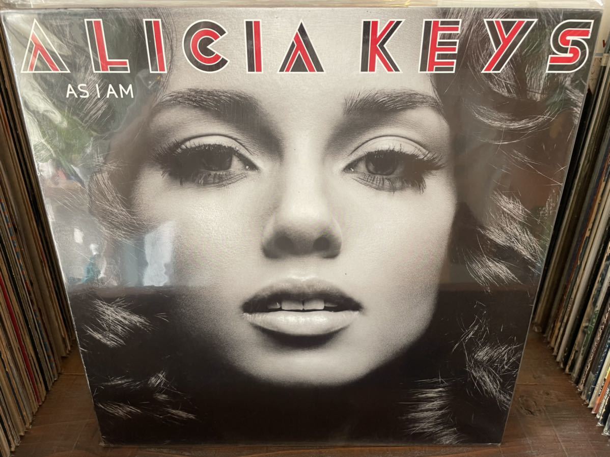 ALICIA KEYS AS I AM LP US ORIGINAL PRESS!! RED COLOR VINYL仕様_画像1