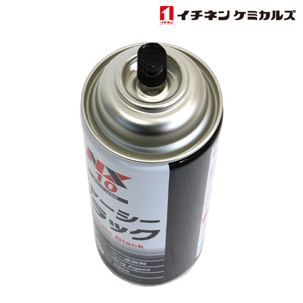 NX10 シャーシブラック 油性 420ml 速乾 6本 ブラック 黒 エアゾールタイプ 自動車用 シャーシー 塗装剤 イチネンケミカルズ_画像2