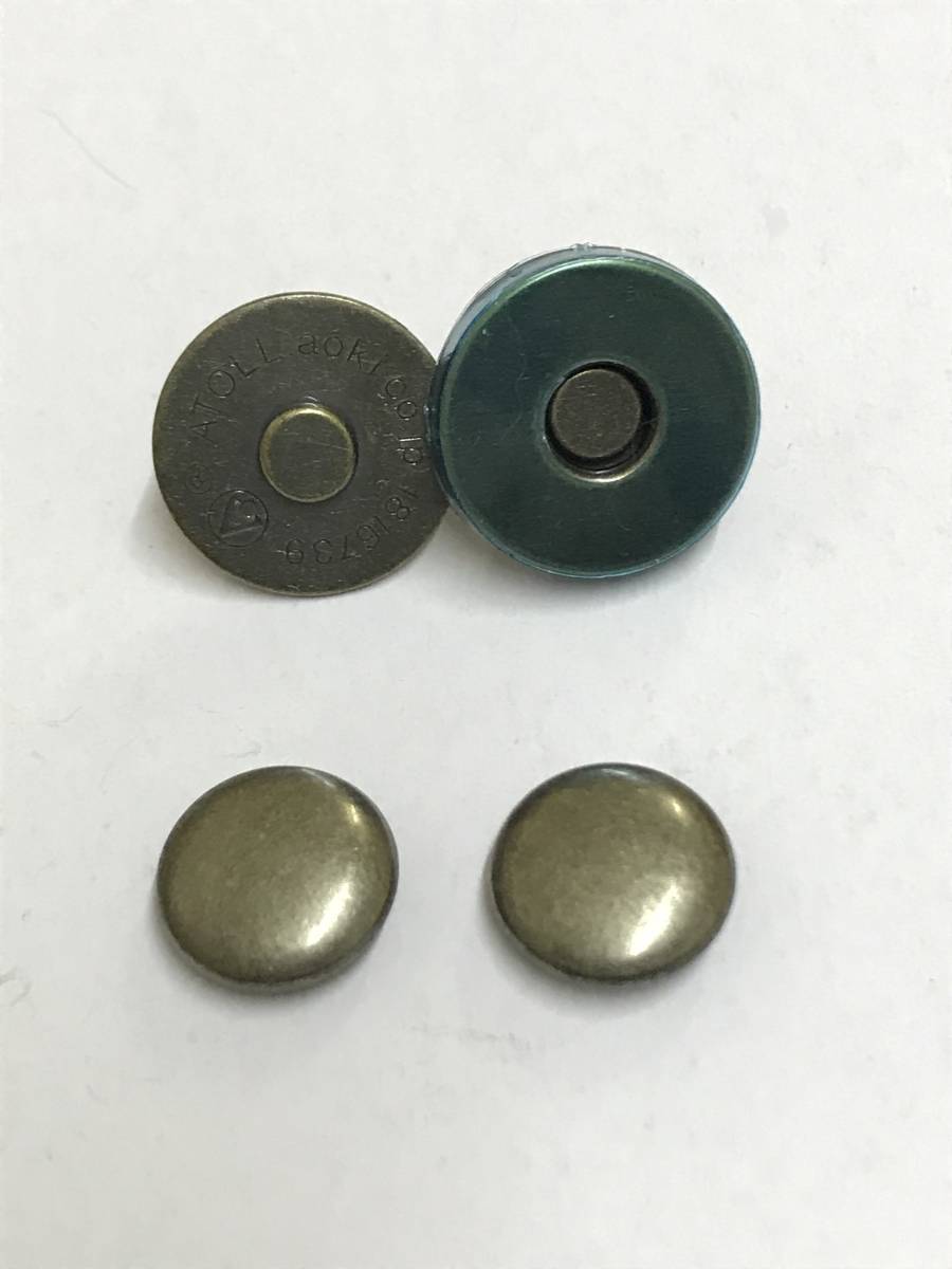  двусторонний kasime type магнит крюк диаметр 18mm пара 8mm античный золотой 2 штук комплект  купить по цене 178.78 р