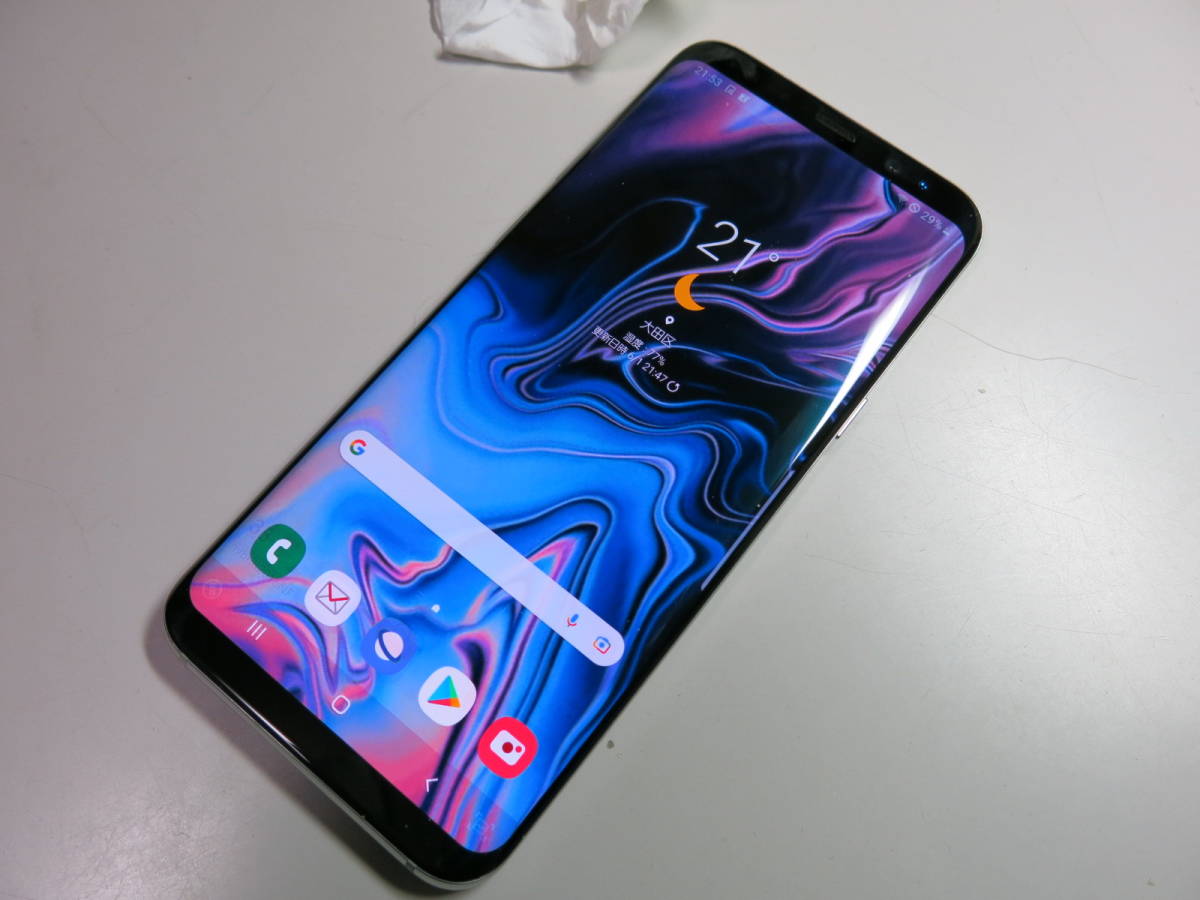 m Galaxy S8+ SC-03J docomo SIMフリー 他社SIMにて通話確認
