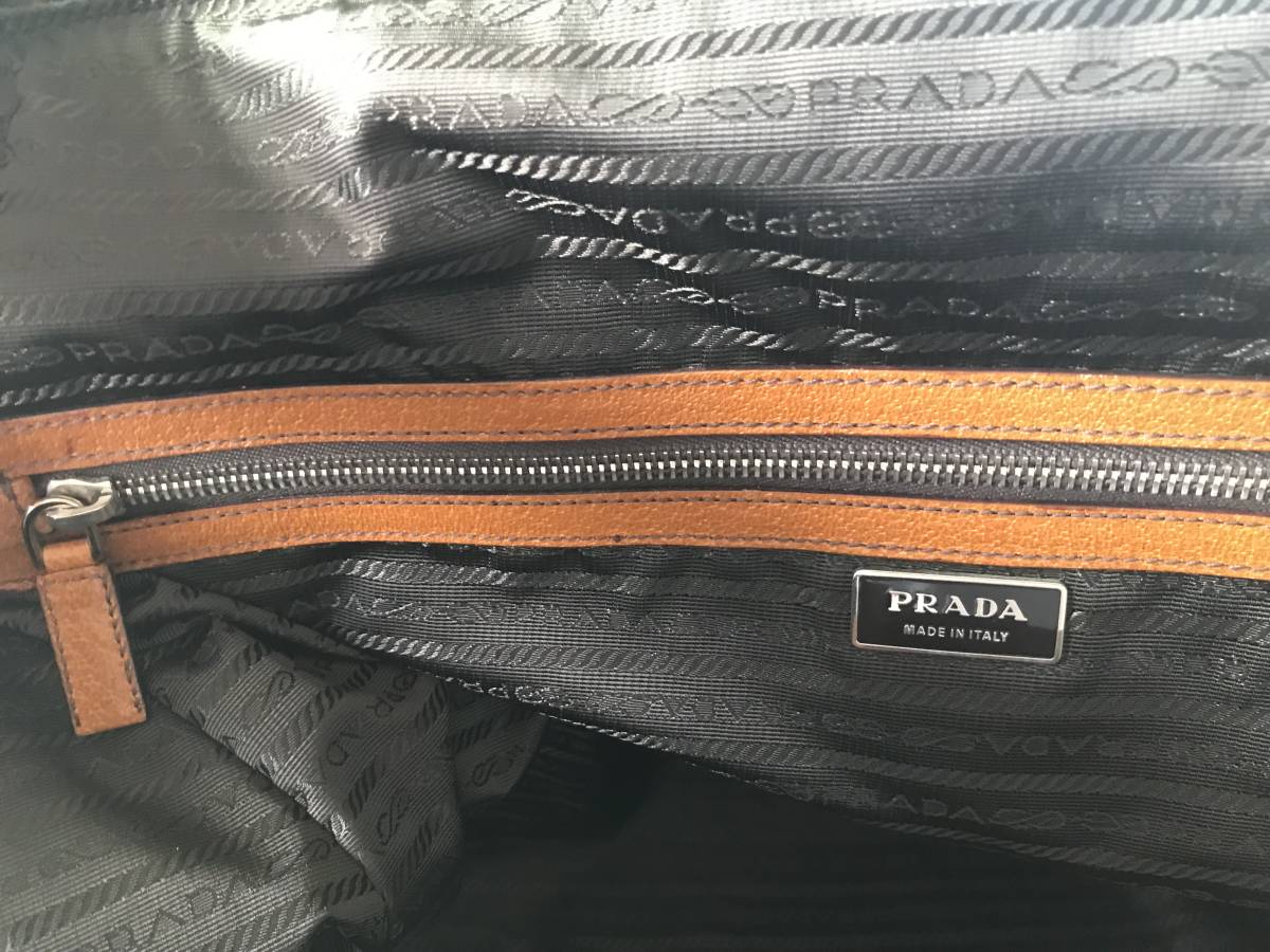 PRADA CANAPA CINGHI ボストンバッグ-