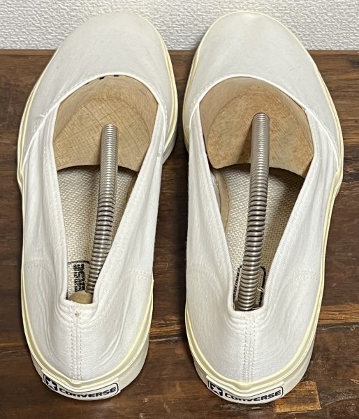 レア 極美 日本製 CONVERSE コンバース スニーカー 靴 スリップオン / スキッドグリップ デッキ シューズ ローファー 90s 00s ビンテージの画像3