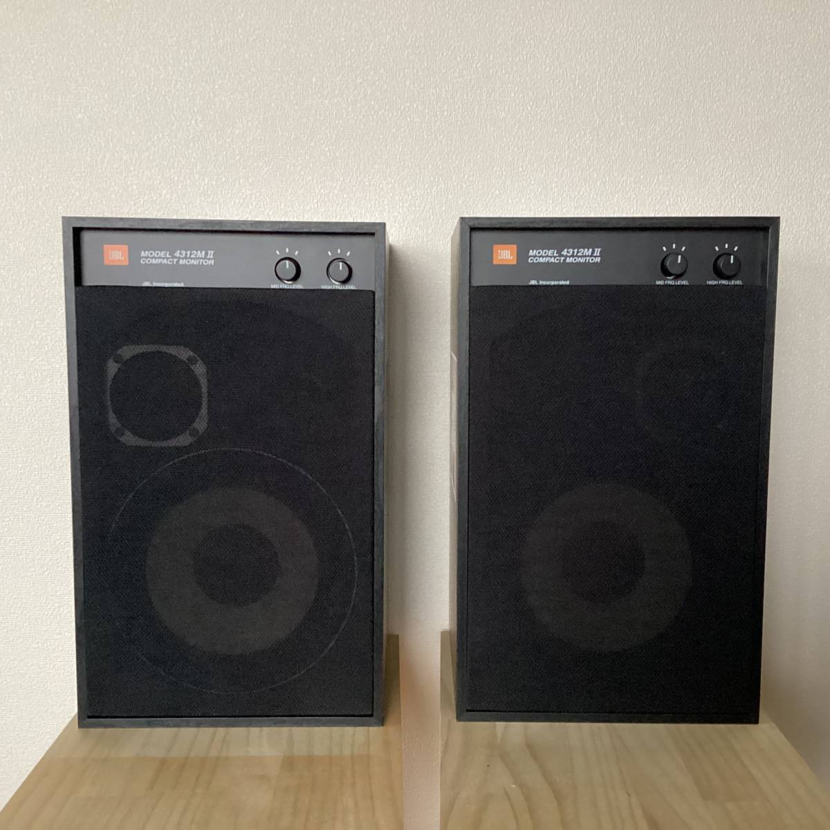 送料&加工料込 JBL スピーカー 4312M II BK ペア - 通販