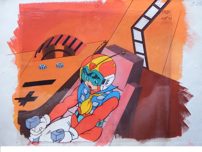 なつかしのロボットアニメ 無敵超人ザンボット３ 神勝平 手描き背景つきセル画一式セットです Www Erpyme Cl