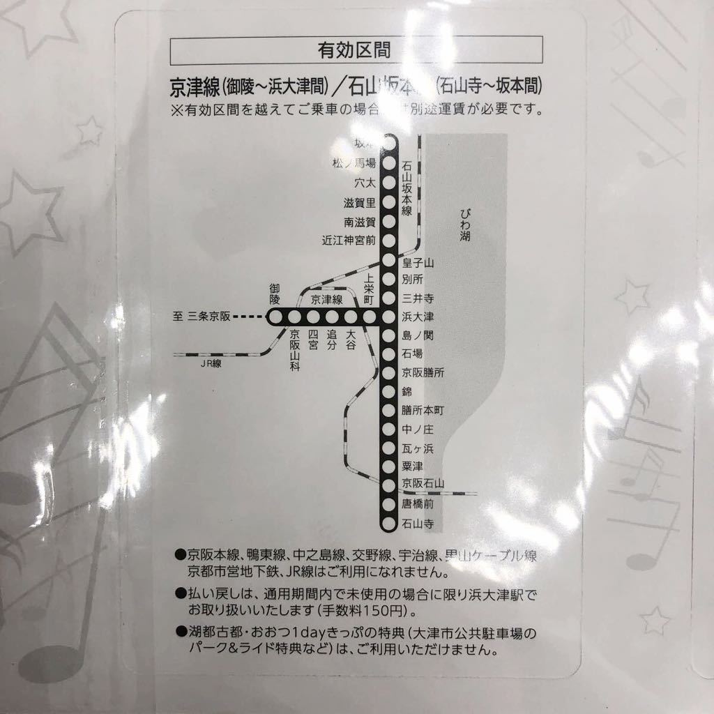 未開封　京阪電車 × 響け♪ ユーフォニアム　大津線　特製乗車券　期限切れ_画像7