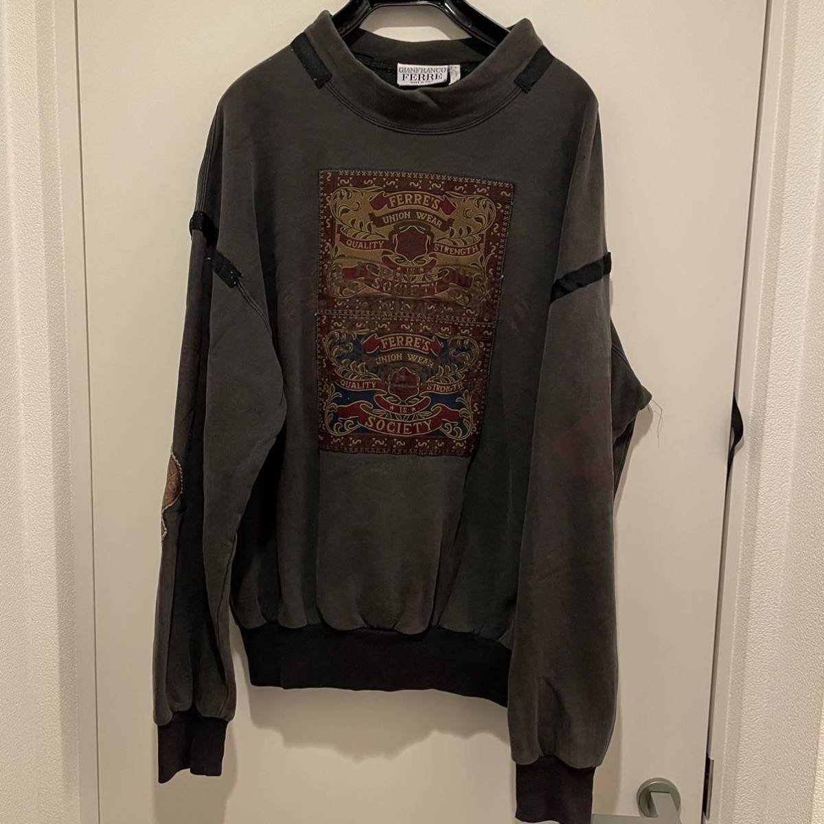 80s Italy made GIANFRANCO FERRE design sweat size 50 Gianfranco Ferre Vintage 