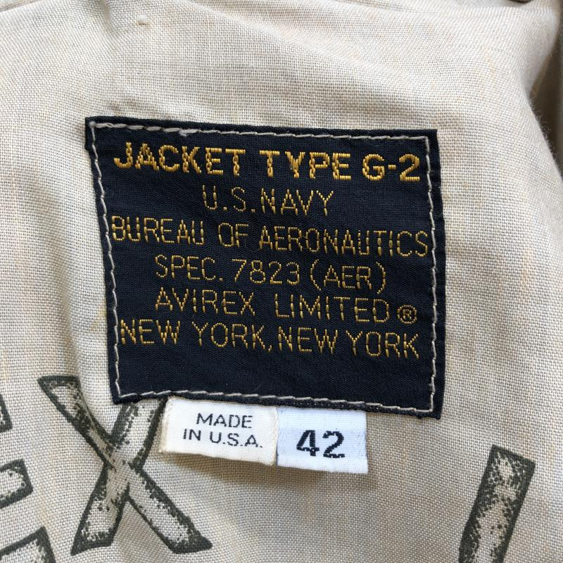 ○手数料無料!! AVIREXフライトジャケット made in USA 42サイズ