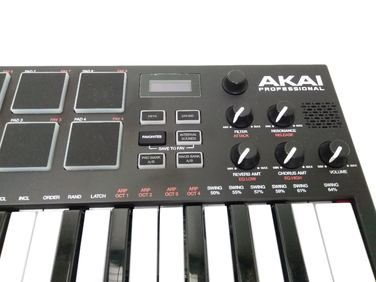 ○AKAI アカイ MPK mini play スタンドアローン ポータブルMIDI