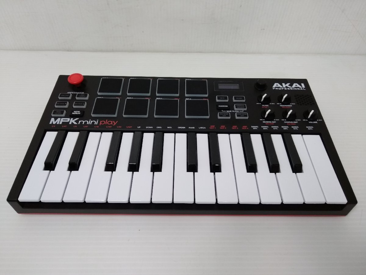 ○AKAI アカイ MPK mini play スタンドアローン ポータブルMIDI