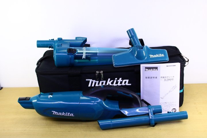 ●makita/マキタ CL280FD 充電式クリーナー 18V 青/ブルー 収納ケース付 掃除機【10758720】_画像1